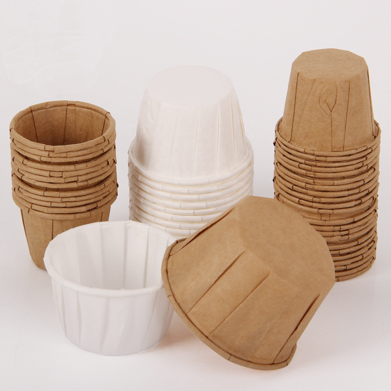 Paper portion cups