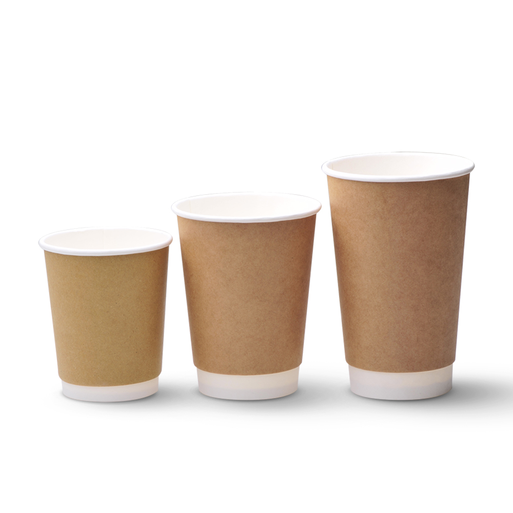 Double wall kraft paper cup
